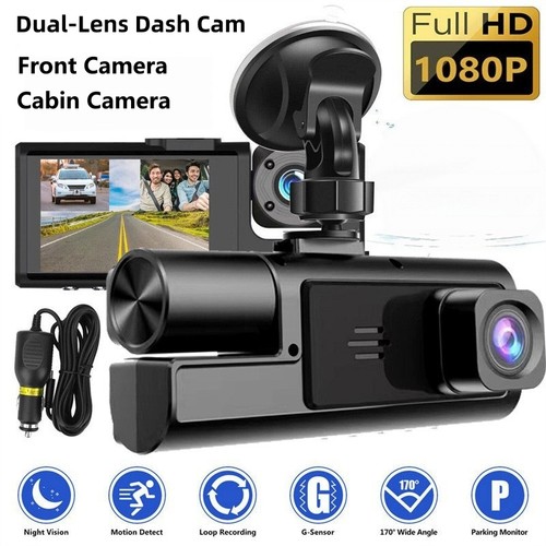 1080p dual lens dash cam - dual‑lens,